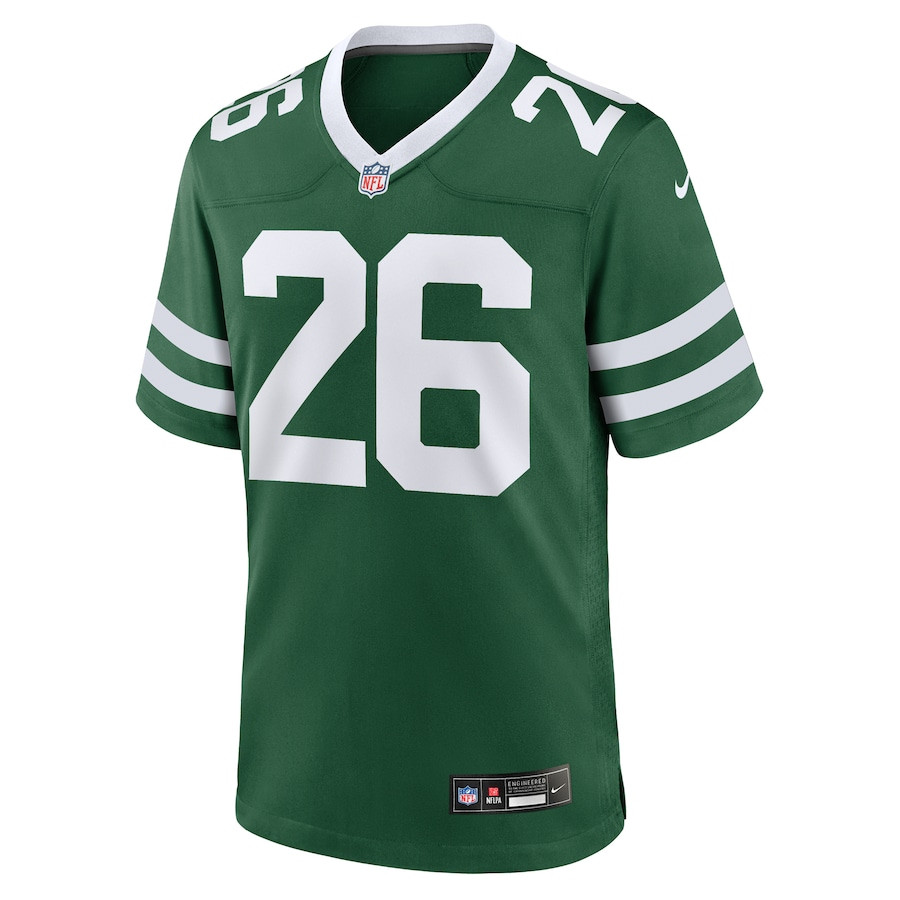 Alternative view of Brandin Echols 26 New York Jets Team Game Men Jersey - Legacy Green JS6518 nicesnker