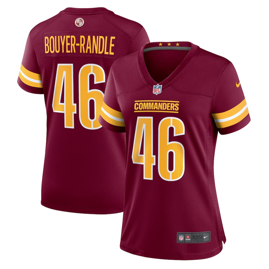 Brandon Bouyer-Randle 46 Washington Commanders Game Women Jersey - Burgundy JS5285 nicesnker