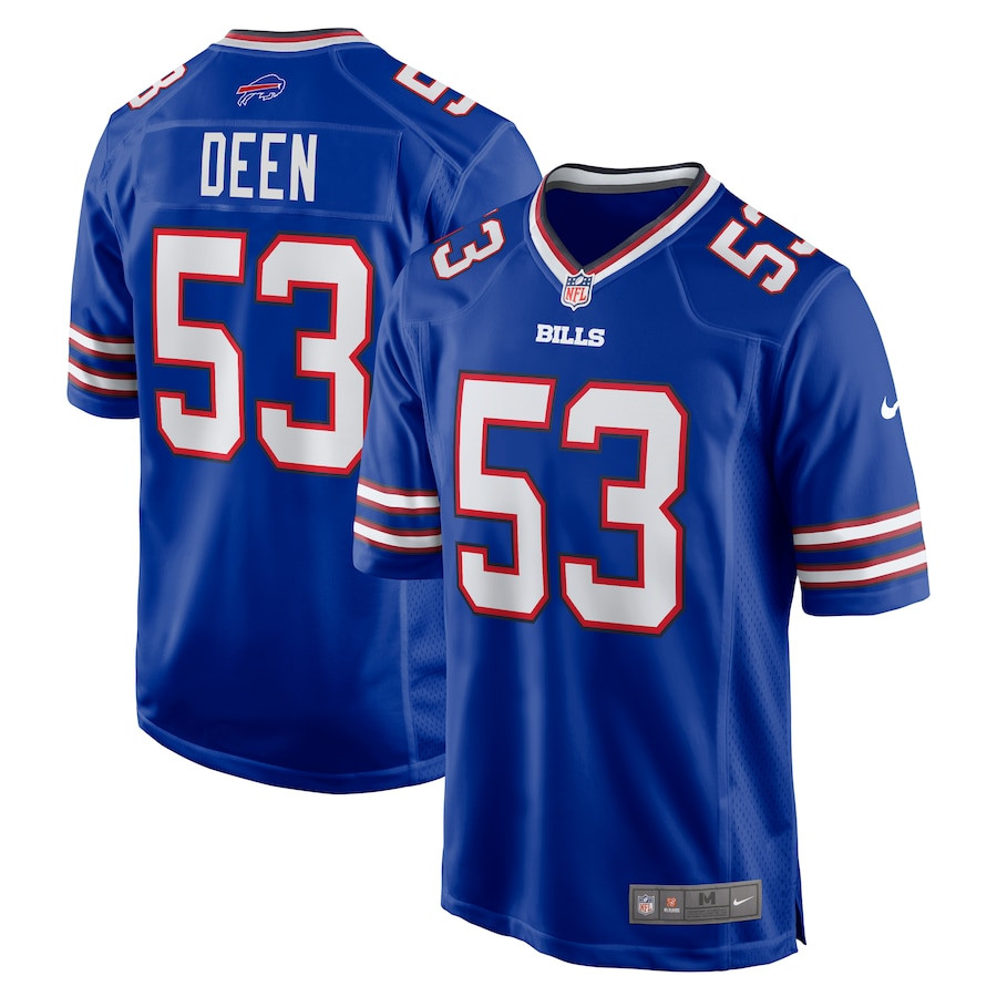 Branson Deen 53 Buffalo Bills Game Men Jersey - Royal JS3870 nicesnker