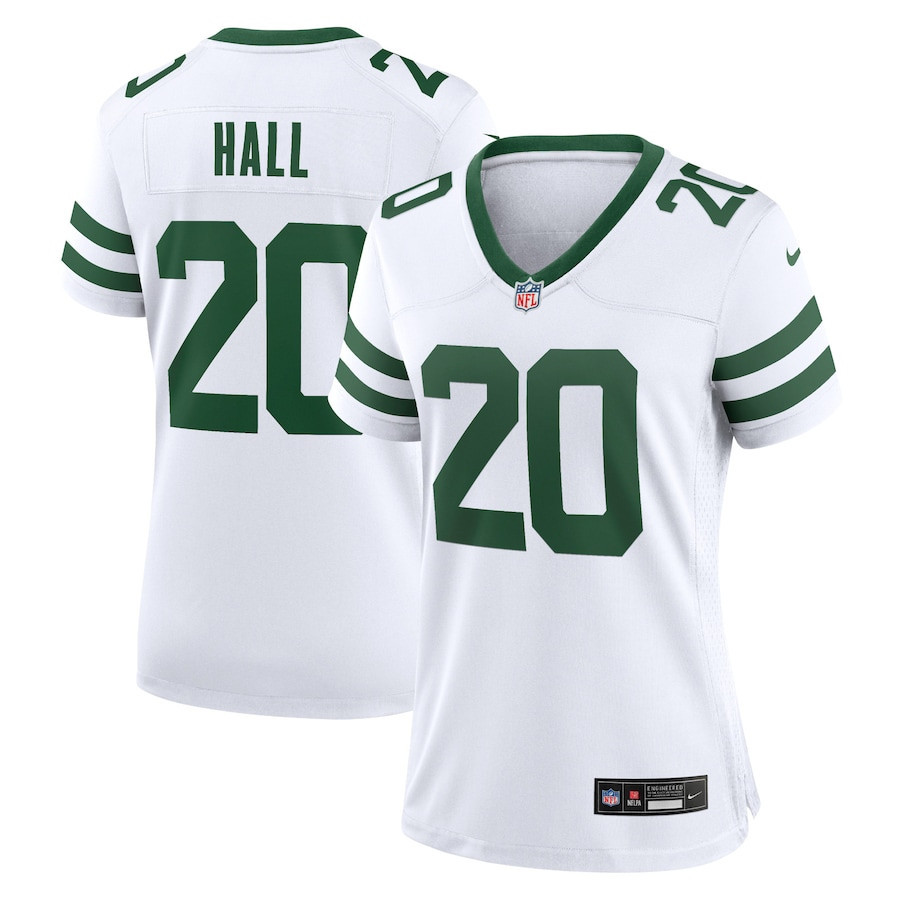 Breece Hall 20 New York Jets Game Jersey - Women, White JS9057 nicesnker