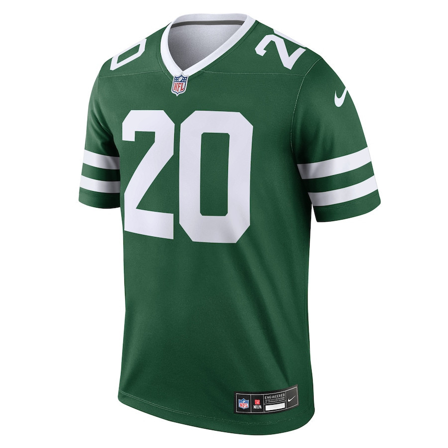 Alternative view of Breece Hall 20 New York Jets Legend Jersey - Men, Legacy Green JS6937 nicesnker