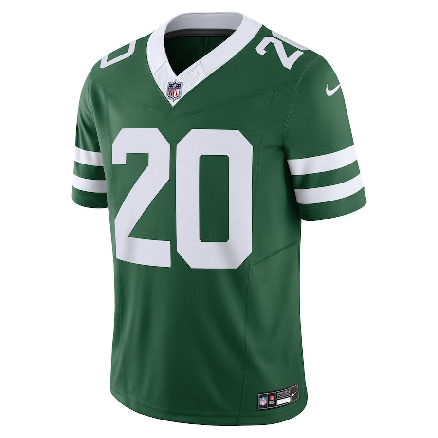Alternative view of Breece Hall 20 New York Jets Vapor F.U.S.E. Limited Jersey - Men, Legacy Green JS2833 nicesnker