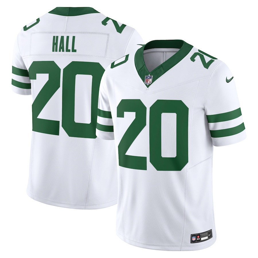 Breece Hall 20 New York Jets Vapor F.U.S.E. Limited Jersey - Men, Legacy White JS1789 nicesnker