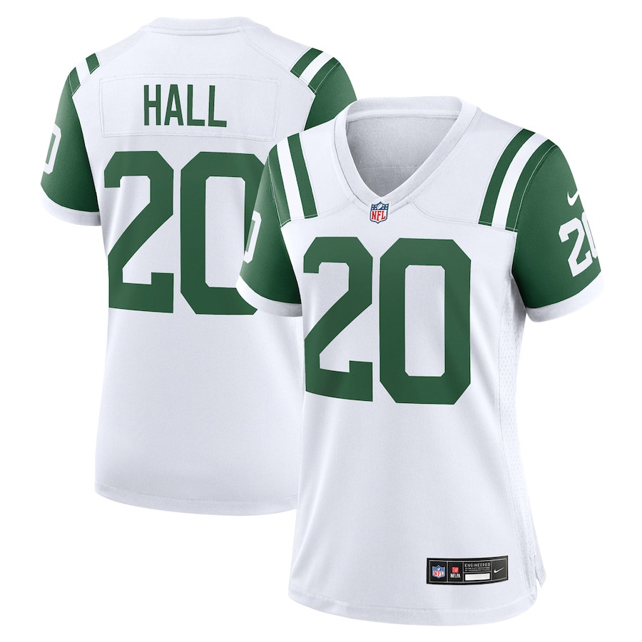 Breece Hall 20 New York Jets Women's Classic Alternate Game Jersey - White JS3238 nicesnker