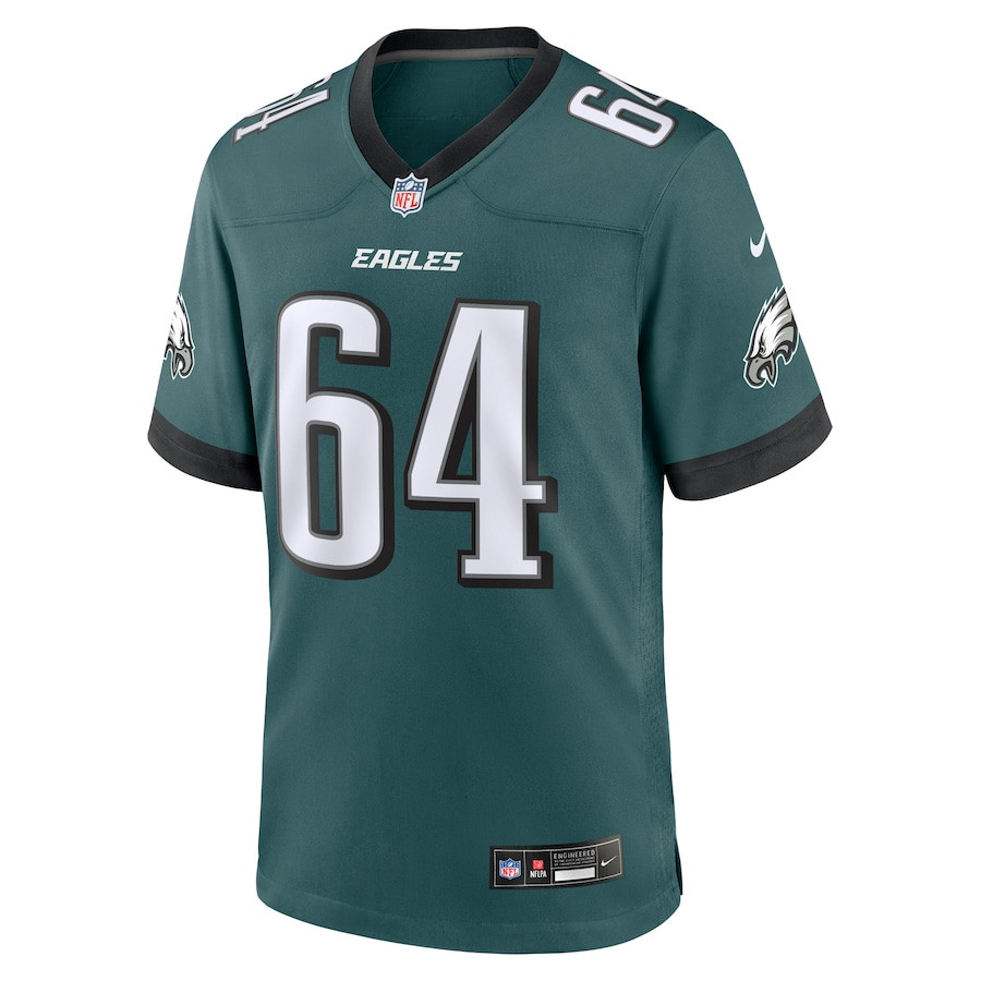 Alternative view of Brett Toth 64 Philadelphia Eagles Game Men Jersey - Midnight Green JS5132 nicesnker