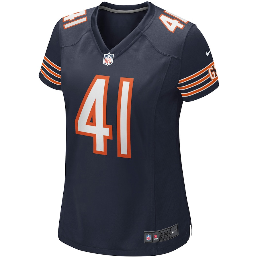 Alternative view of Brian Piccolo 41 Chicago Bears Women Game Retired Jersey - Navy JS2850 nicesnker