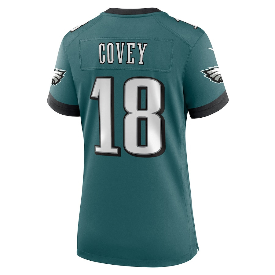 Britain Covey 18 Philadelphia Eagles Women's Team Game Jersey - Midnight Green JS9269 nicesnker - Image 3