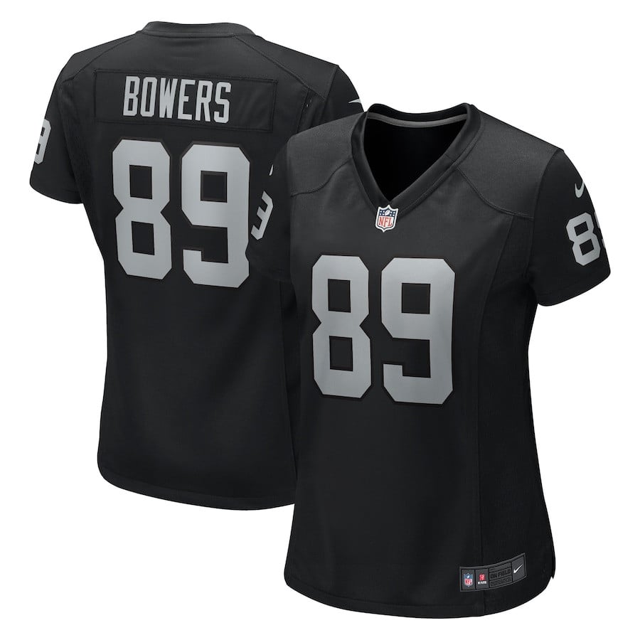 Brock Bowers Las Vegas Raiders Nike Women's Team Game Jersey - Black JS9291 nicesnker
