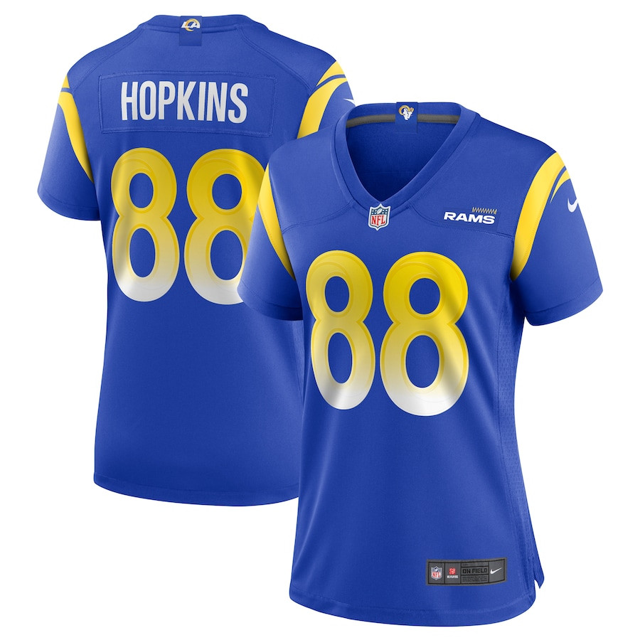 Brycen Hopkins 88 Los Angeles Rams Women Game Jersey - Royal JS9236 nicesnker