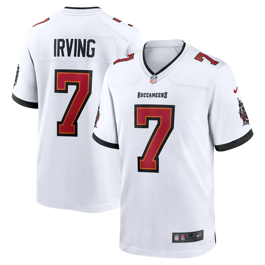 Bucky Irving 7 Tampa Bay Buccaneers Game Men Jersey - White JS8384 nicesnker