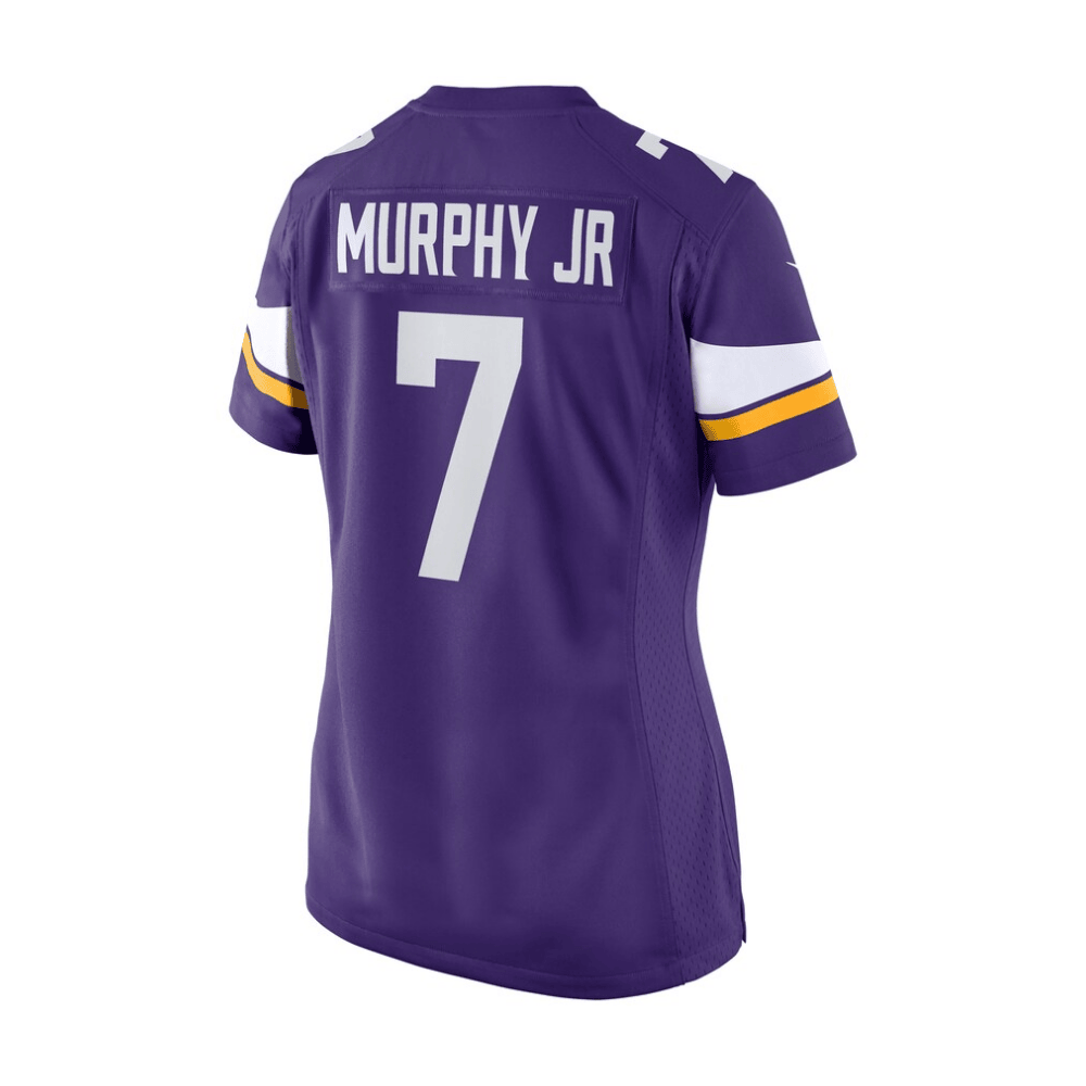 Alternative view of Byron Murphy Jr. 7 Minnesota Vikings 2025 Pro Bowl Patch Women Game Jersey - Purple JS4446 nicesnker