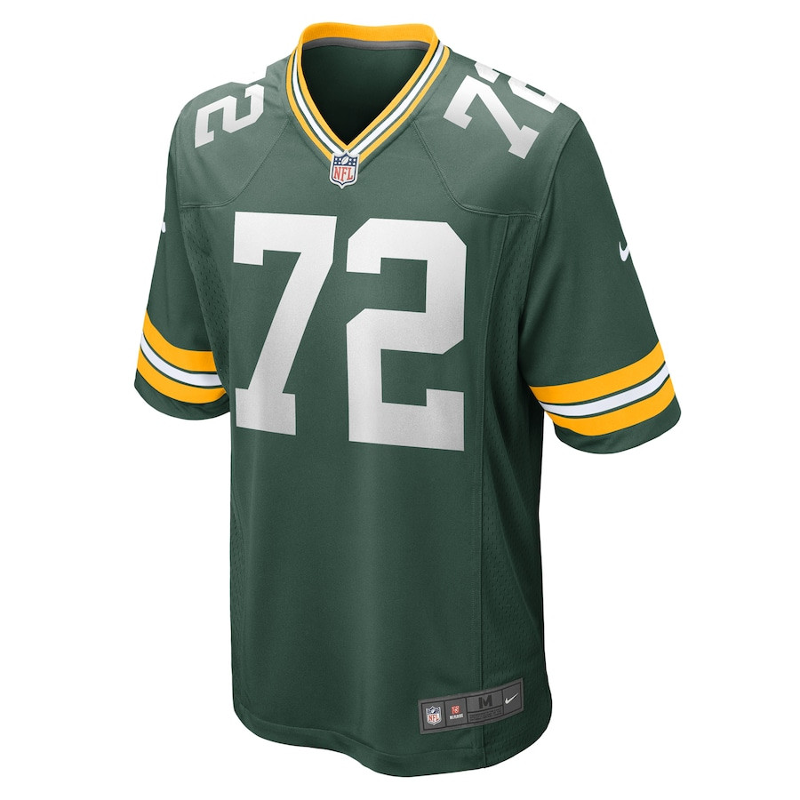 Alternative view of Caleb Jones 72 Green Bay Packers Men Game Jersey - Green JS7265 nicesnker