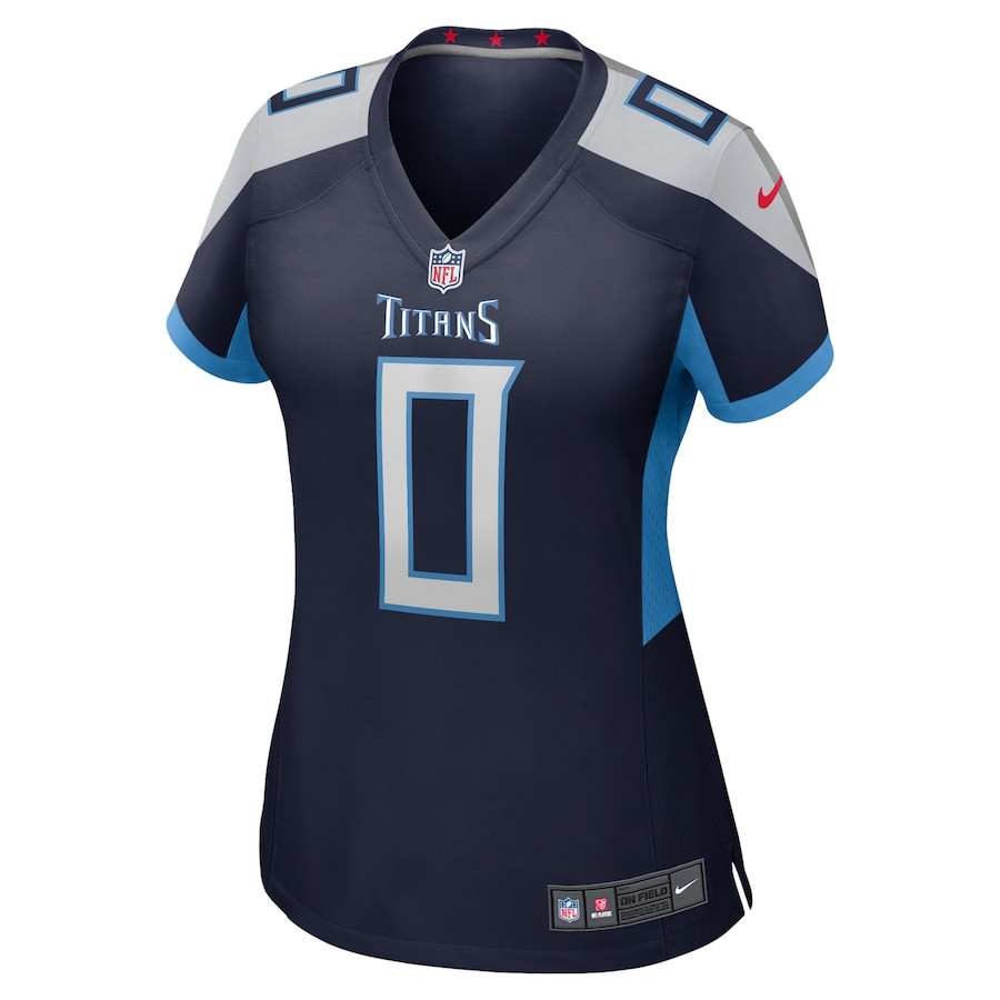Alternative view of Calvin Ridley 0 Tennessee Titans Game Women Jersey - Navy JS9690 nicesnker