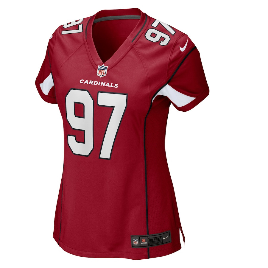 Alternative view of Cameron Thomas 97 Arizona Cardinals Women Game Jersey - Cardinal JS6452 nicesnker