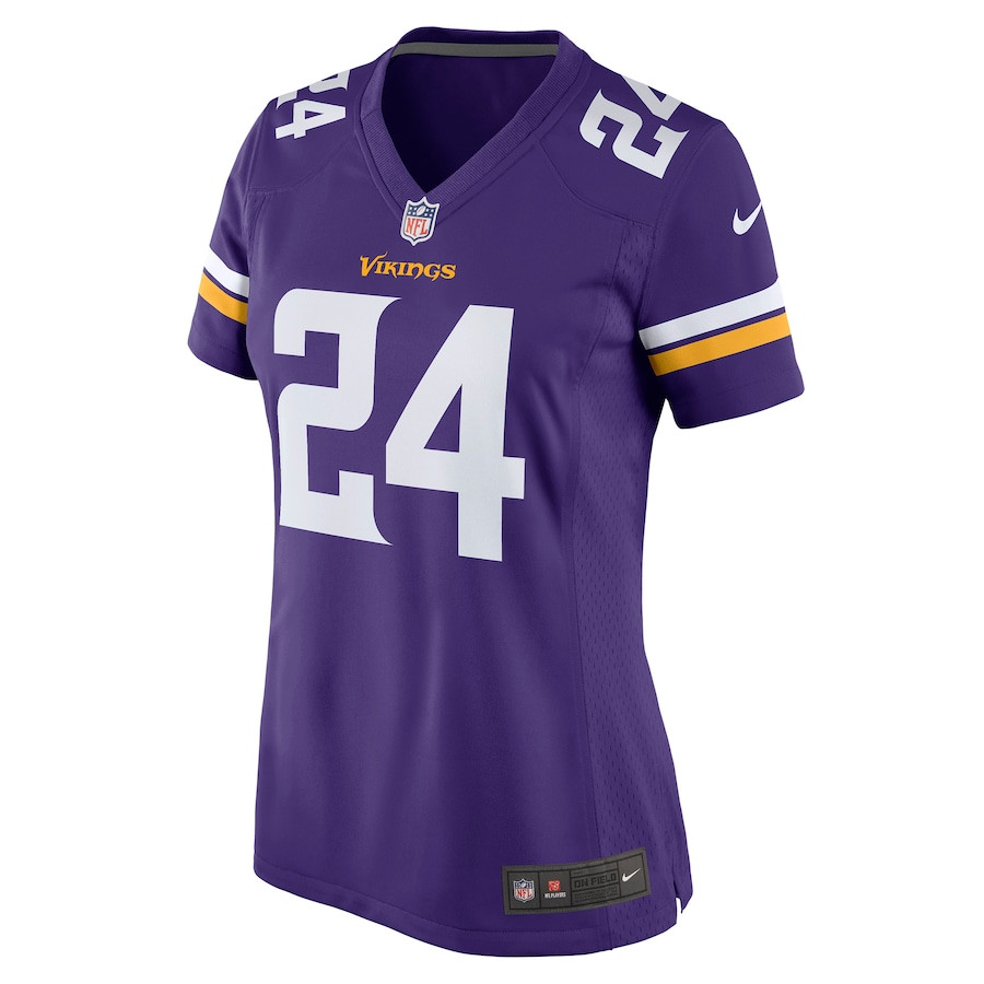 Alternative view of Camryn Bynum 24 Minnesota Vikings Women Game Jersey - Purple JS3795 nicesnker