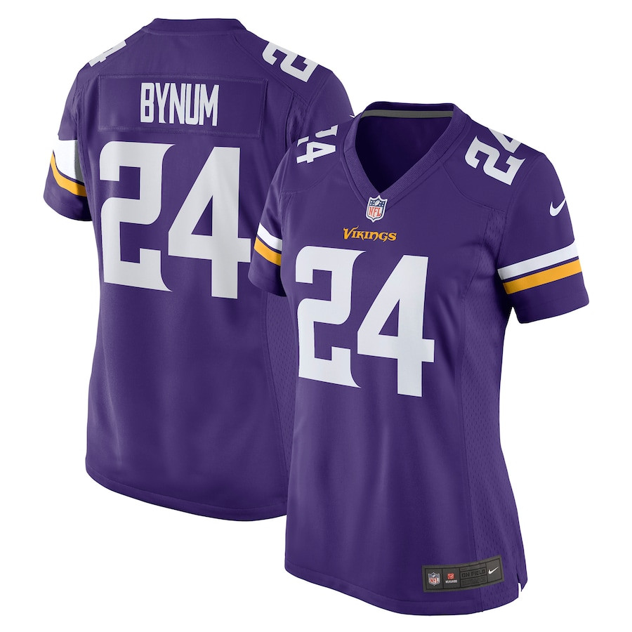 Camryn Bynum 24 Minnesota Vikings Women Game Jersey - Purple JS3795 nicesnker