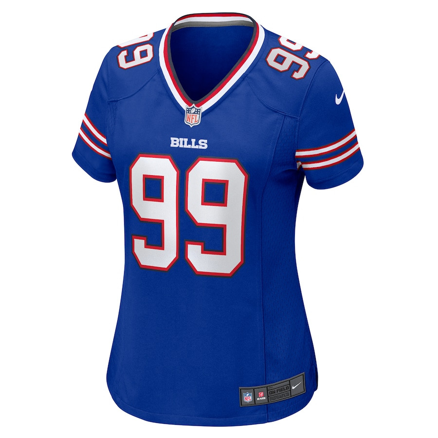 Alternative view of Casey Toohill 99 Buffalo Bills Women's Game Jersey - Royal JS1147 nicesnker
