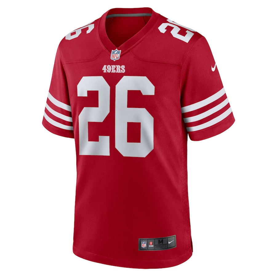 Alternative view of Chase Lucas 26 San Francisco 49ers Team Game Men Jersey - Scarlet JS3118 nicesnker