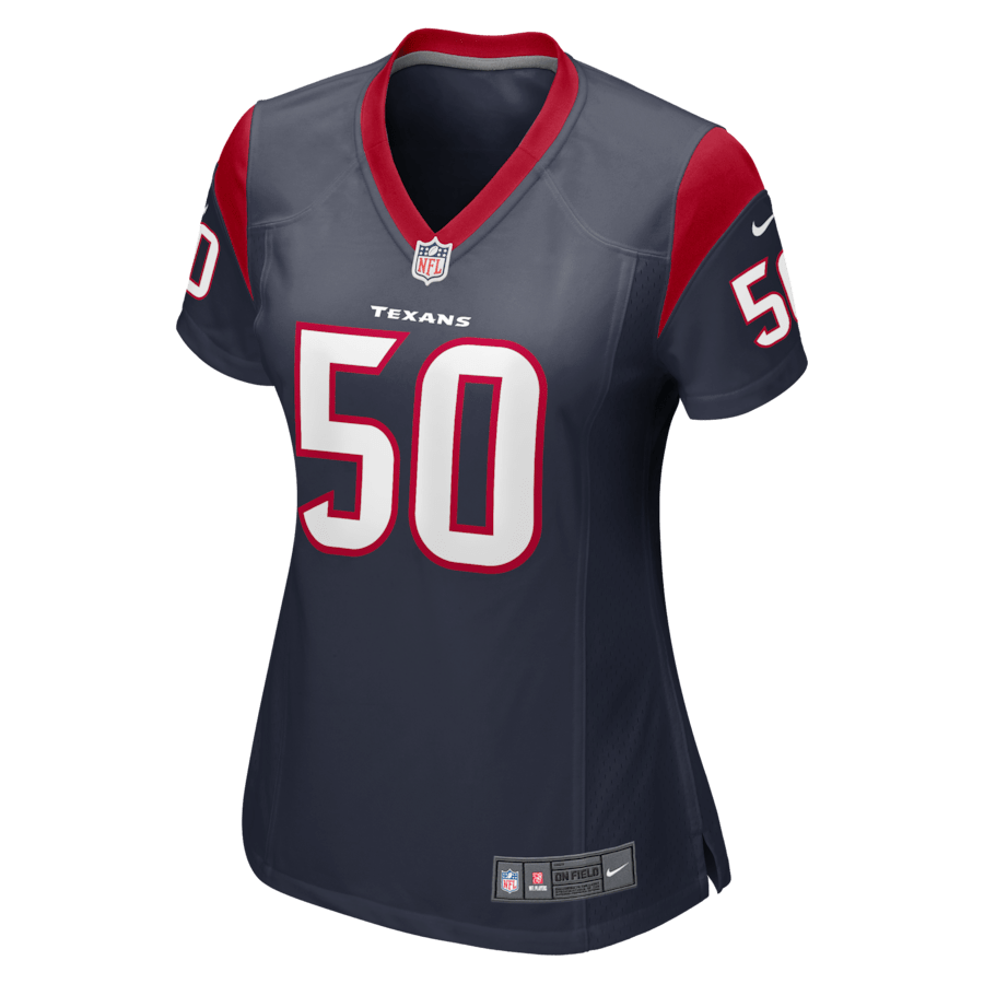 Alternative view of Chase Winovich 50 Houston Texans Women Team Color Jersey - Navy JS6213 nicesnker