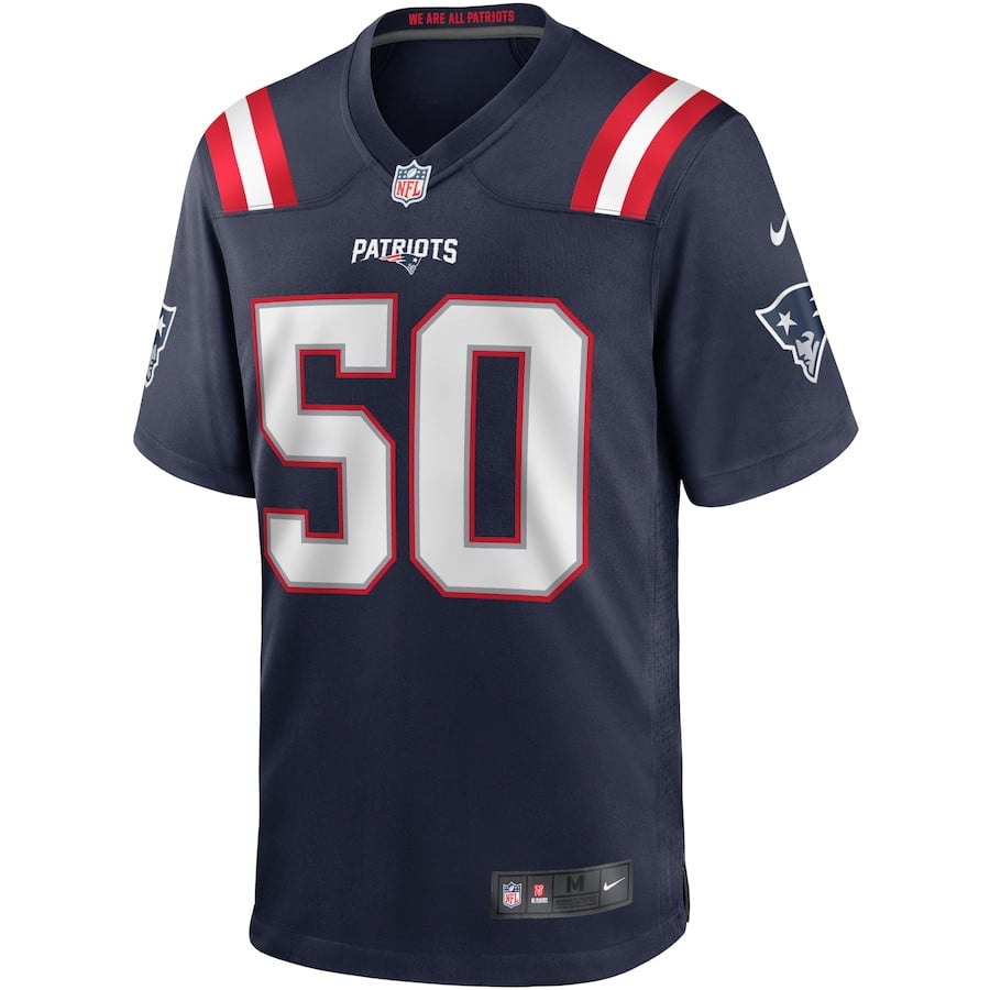 Alternative view of Chase Winovich 50 New England Patriots Men Game Jersey - Navy JS4580 nicesnker