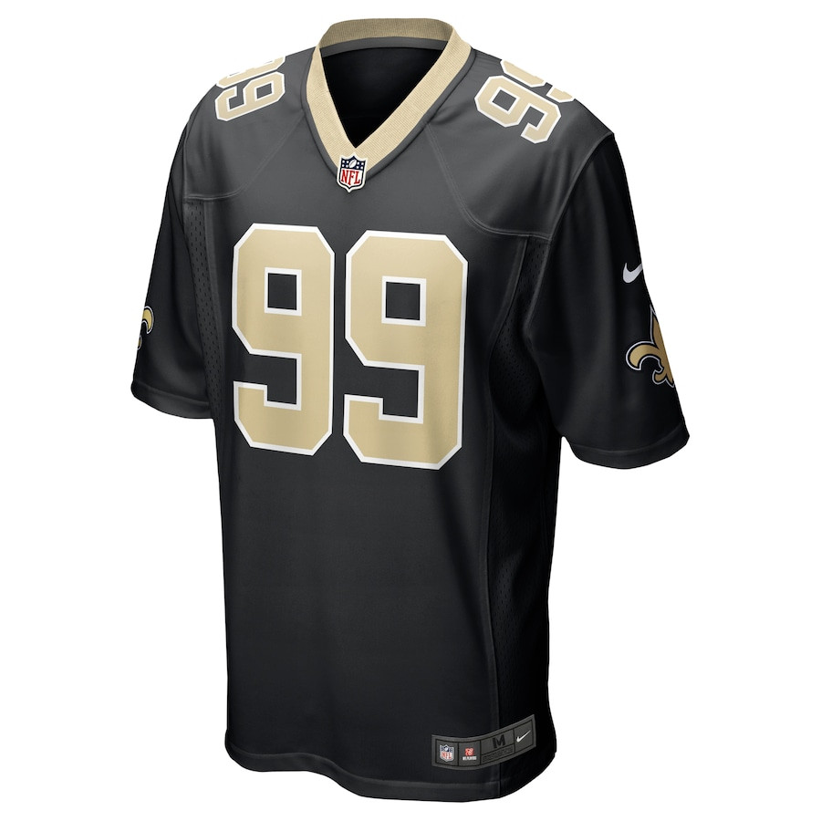 Alternative view of Chase Young 99 New Orleans Saints Game Men Jersey - Black JS1689 nicesnker