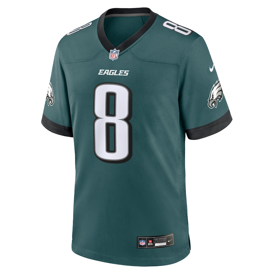 Alternative view of Chauncey Gardner-Johnson 8 Philadelphia Eagles Game Men Jersey - Midnight Green JS7586 nicesnker