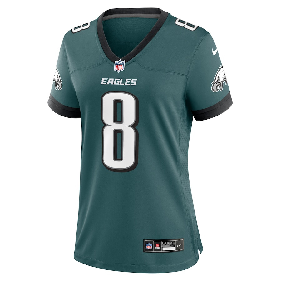 Alternative view of Chauncey Gardner-Johnson 8 Philadelphia Eagles Women Game Jersey - Midnight Green JS1746 nicesnker