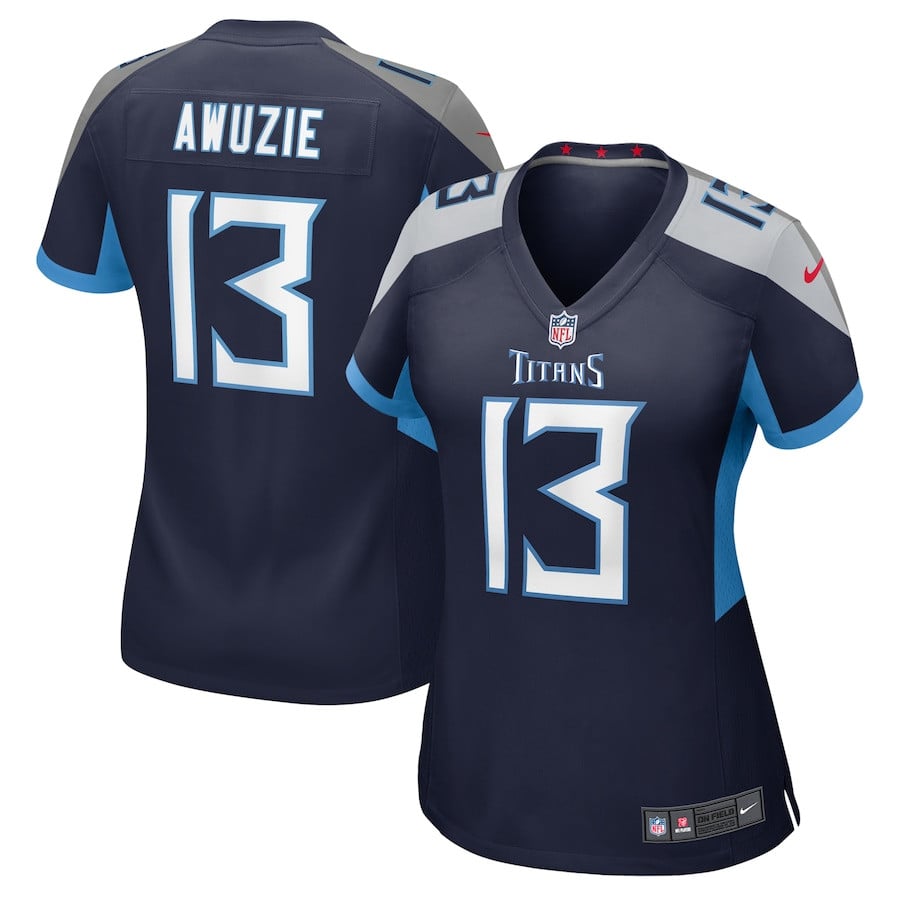 Chidobe Awuzie 13 Tennessee Titans Women's Game Jersey - Navy JS1694 nicesnker