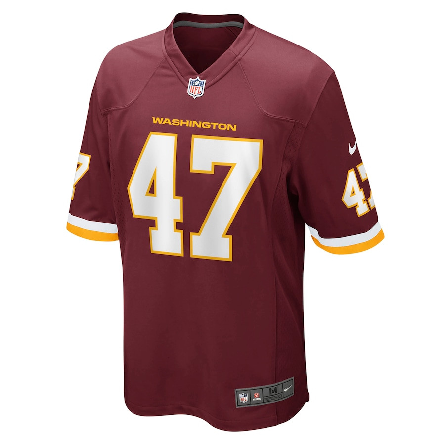 Alternative view of Chris Cooley 47 Washington Football Team Men Retired Jersey - Burgundy JS6202 nicesnker