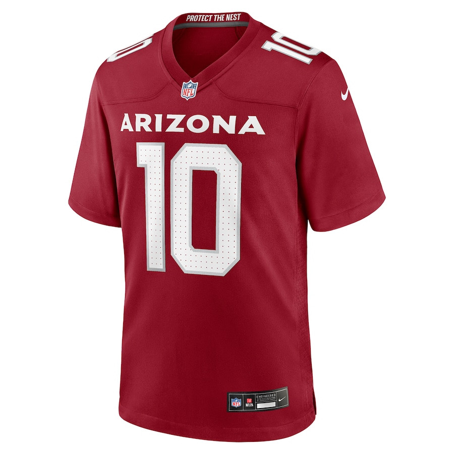 Alternative view of Chris Moore 10 Arizona Cardinals Team Game Men Jersey - Cardinal JS1783 nicesnker