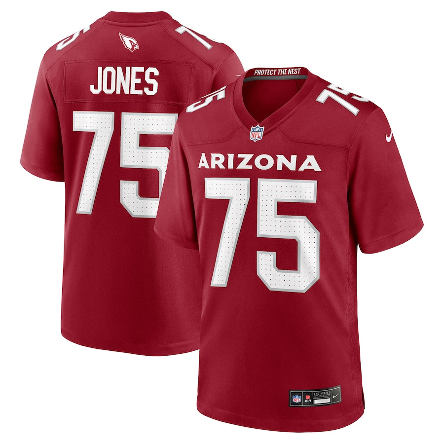 Christian Jones 75 Arizona Cardinals Team Game Men Jersey - Cardinal JS3405 nicesnker