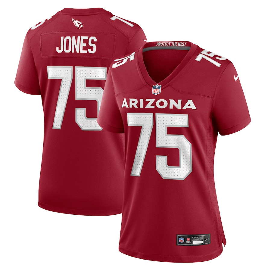 Christian Jones 75 Arizona Cardinals Women's Game Jersey - Cardinal JS5044 nicesnker