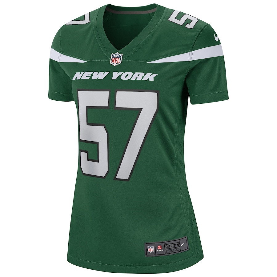 Alternative view of C.J. Mosley 57 New York Jets Women Jersey - Green JS1697 nicesnker