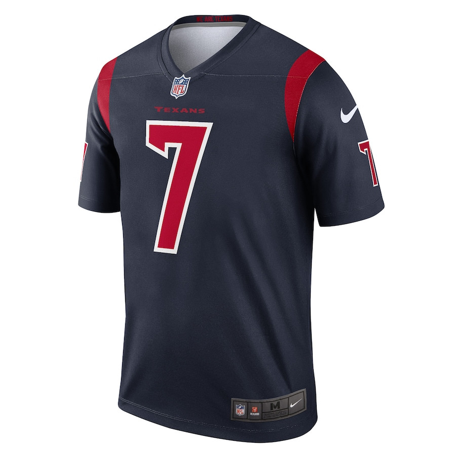 Alternative view of C.J. Stroud 7 Houston Texans Legend Men Jersey - Navy JS3698 nicesnker