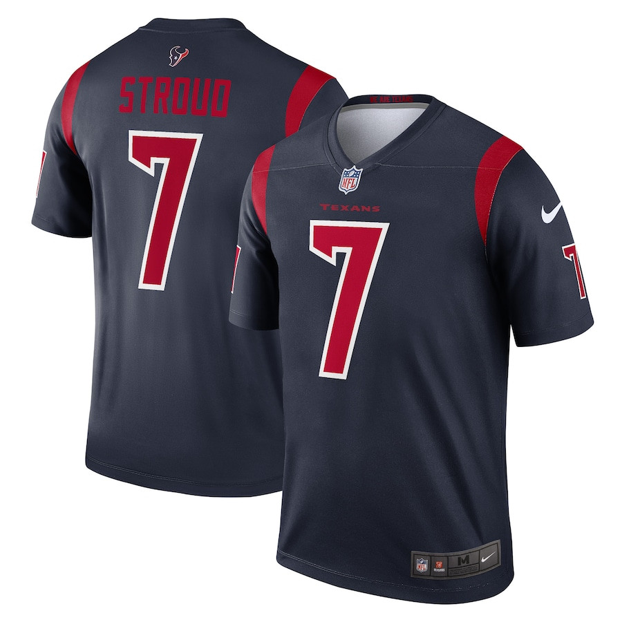 C.J. Stroud 7 Houston Texans Legend Men Jersey - Navy JS3698 nicesnker