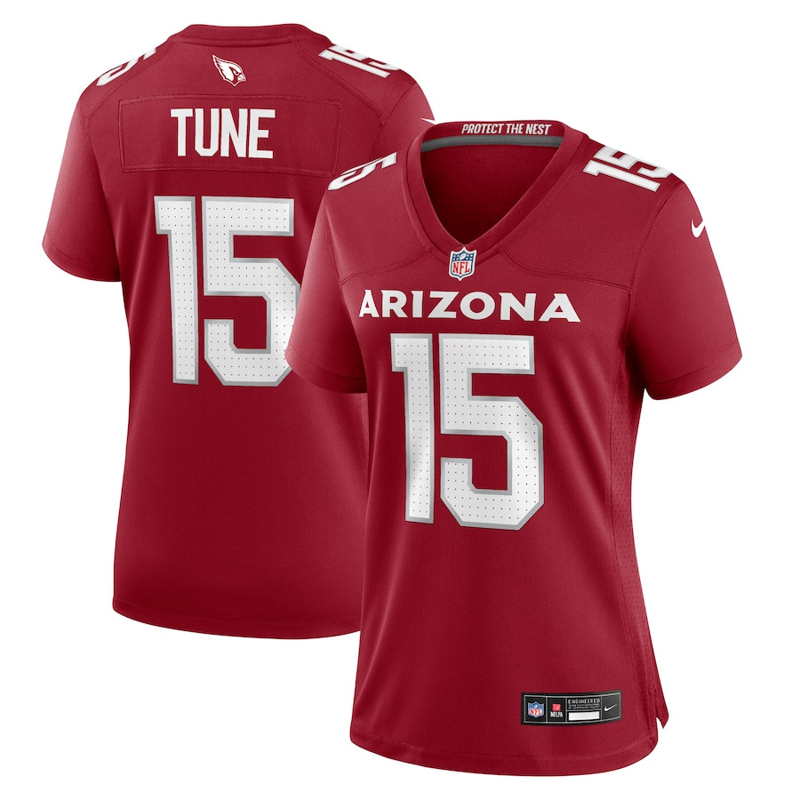 Clayton Tune 15 Arizona Cardinals Game Women Jersey - Cardinal JS6581 nicesnker
