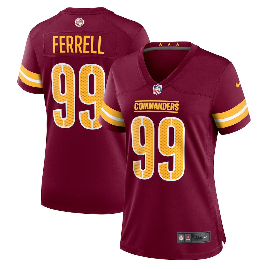 Clelin Ferrell 99 Washington Commanders Women's Game Jersey - Burgundy JS8887 nicesnker