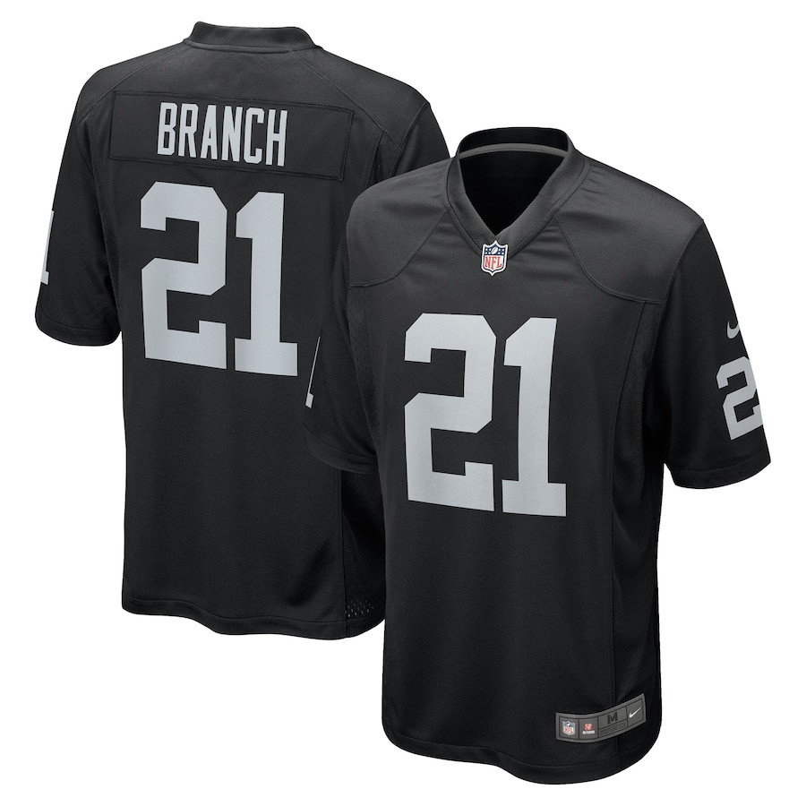 Cliff Branch 21 Las Vegas Raiders Men Retired Game Jersey - Black JS2522 nicesnker