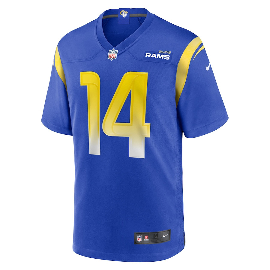 Alternative view of Cobie Durant 14 Los Angeles Rams Game Player Men Jersey - Royal JS2906 nicesnker