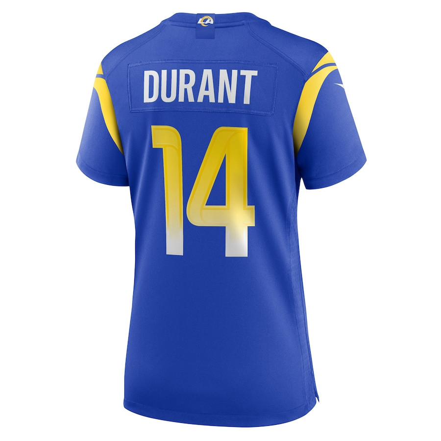 Cobie Durant 14 Los Angeles Rams Women's Game Jersey - Royal JS1316 nicesnker - Image 3