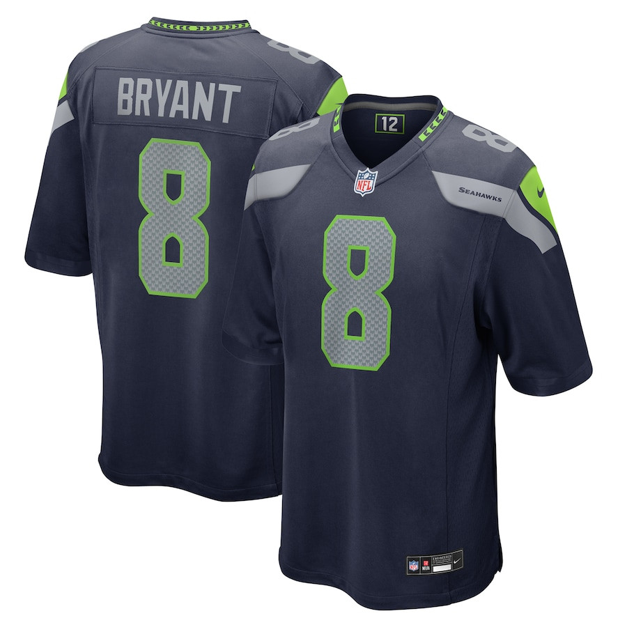 Coby Bryant 8 Seattle Seahawks Game Men Jersey - College Navy JS6981 nicesnker