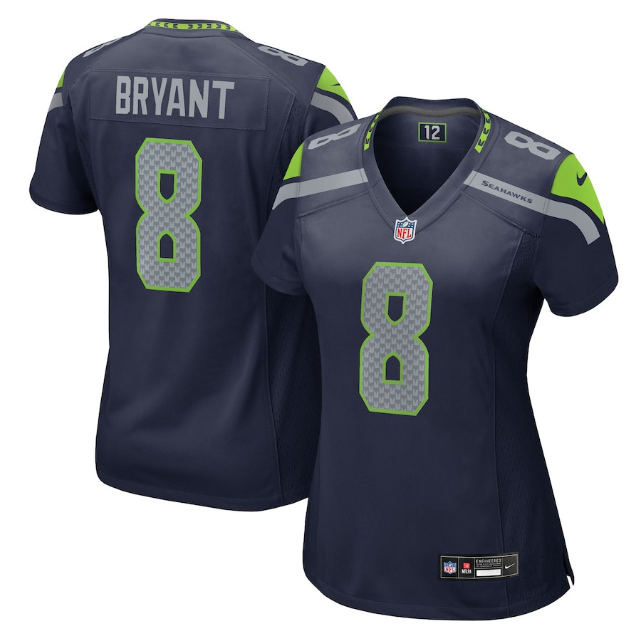 Coby Bryant 8 Seattle Seahawks Women's Team Game Jersey - College Navy JS7671 nicesnker