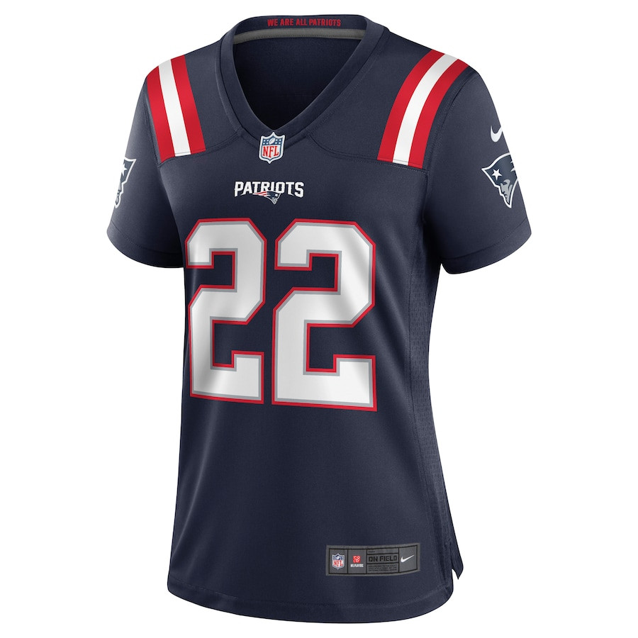 Alternative view of Cody Davis 22 New England Patriots Women Game Jersey - Navy JS9141 nicesnker