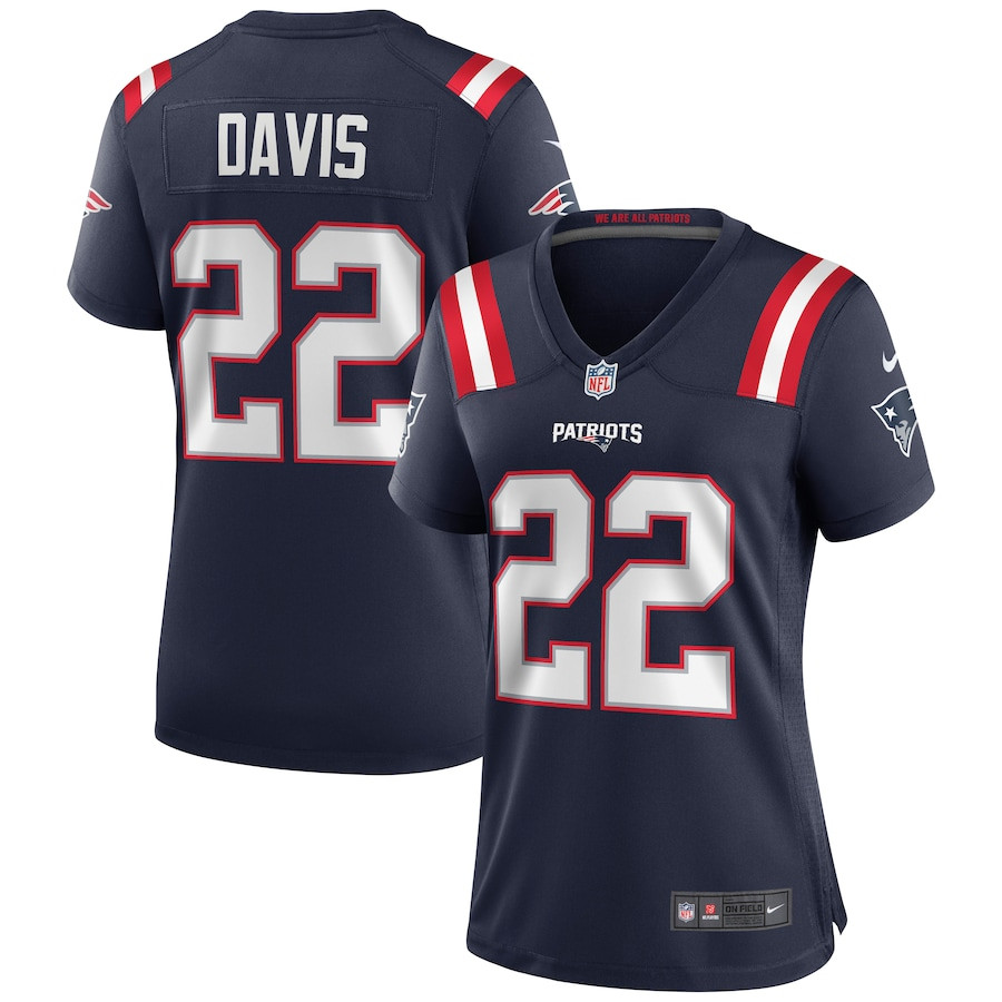 Cody Davis 22 New England Patriots Women Game Jersey - Navy JS9141 nicesnker