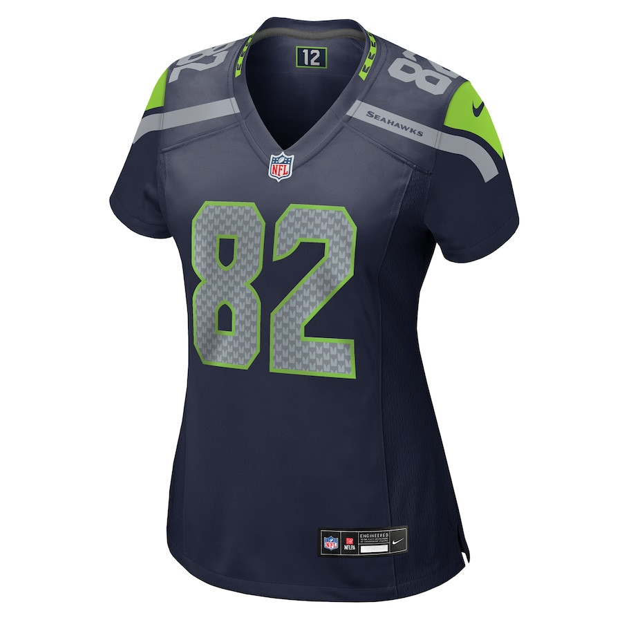 Alternative view of Cody White 82 Seattle Seahawks Game Women Jersey - College Navy JS5138 nicesnker