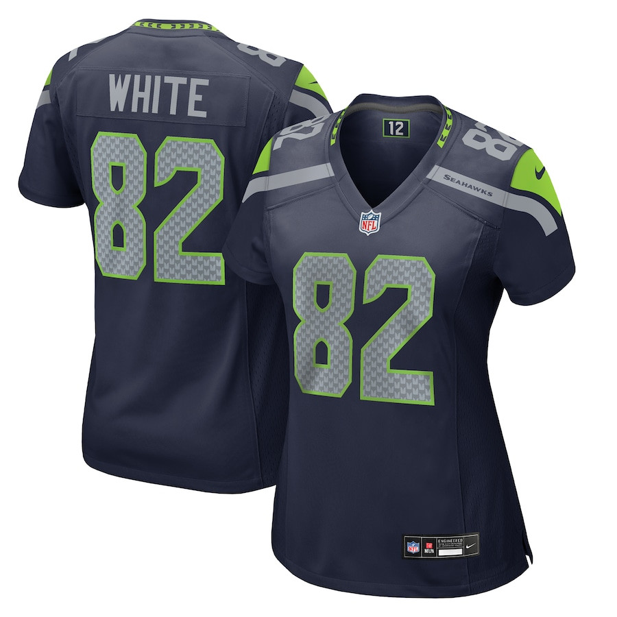 Cody White 82 Seattle Seahawks Game Women Jersey - College Navy JS5138 nicesnker
