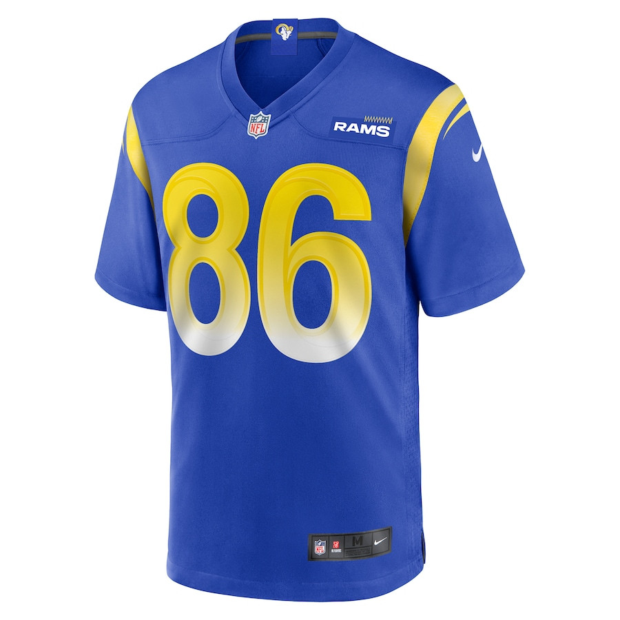 Alternative view of Colby Parkinson 86 Los Angeles Rams Game Men Jersey - Royal JS4288 nicesnker
