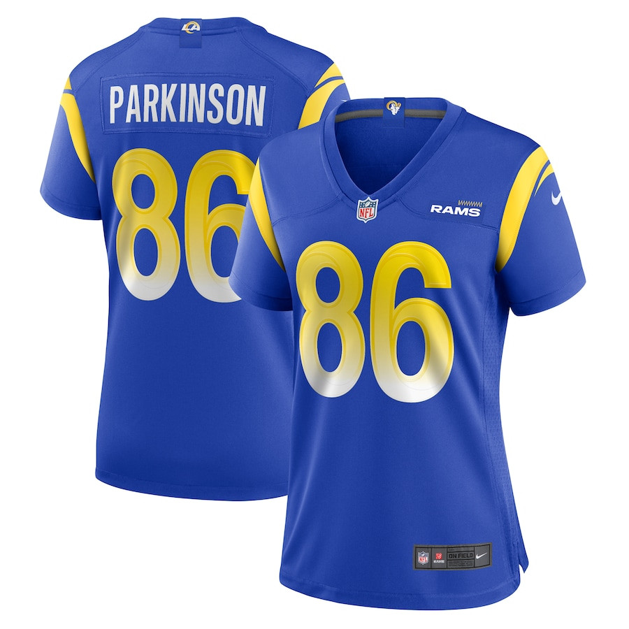 Colby Parkinson 86 Los Angeles Rams Women's Game Jersey - Royal JS8556 nicesnker