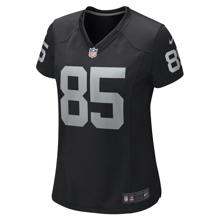 Alternative view of Cole Fotheringham 85 Las Vegas Raiders Women's Team Game Jersey - Black JS5677 nicesnker