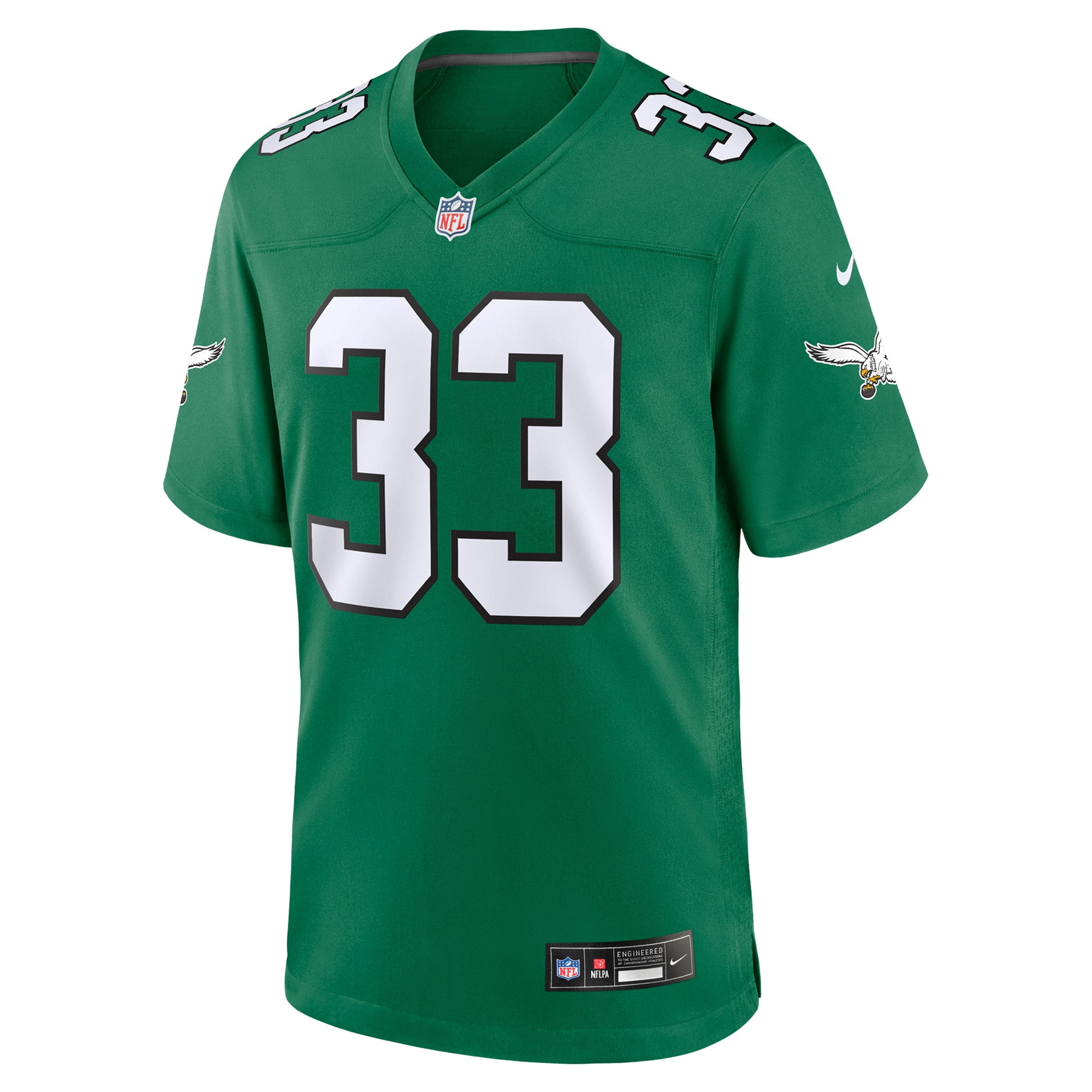Alternative view of Cooper DeJean 33 Philadelphia Eagles Alternate Game Men Jersey - Kelly Green JS4632 nicesnker